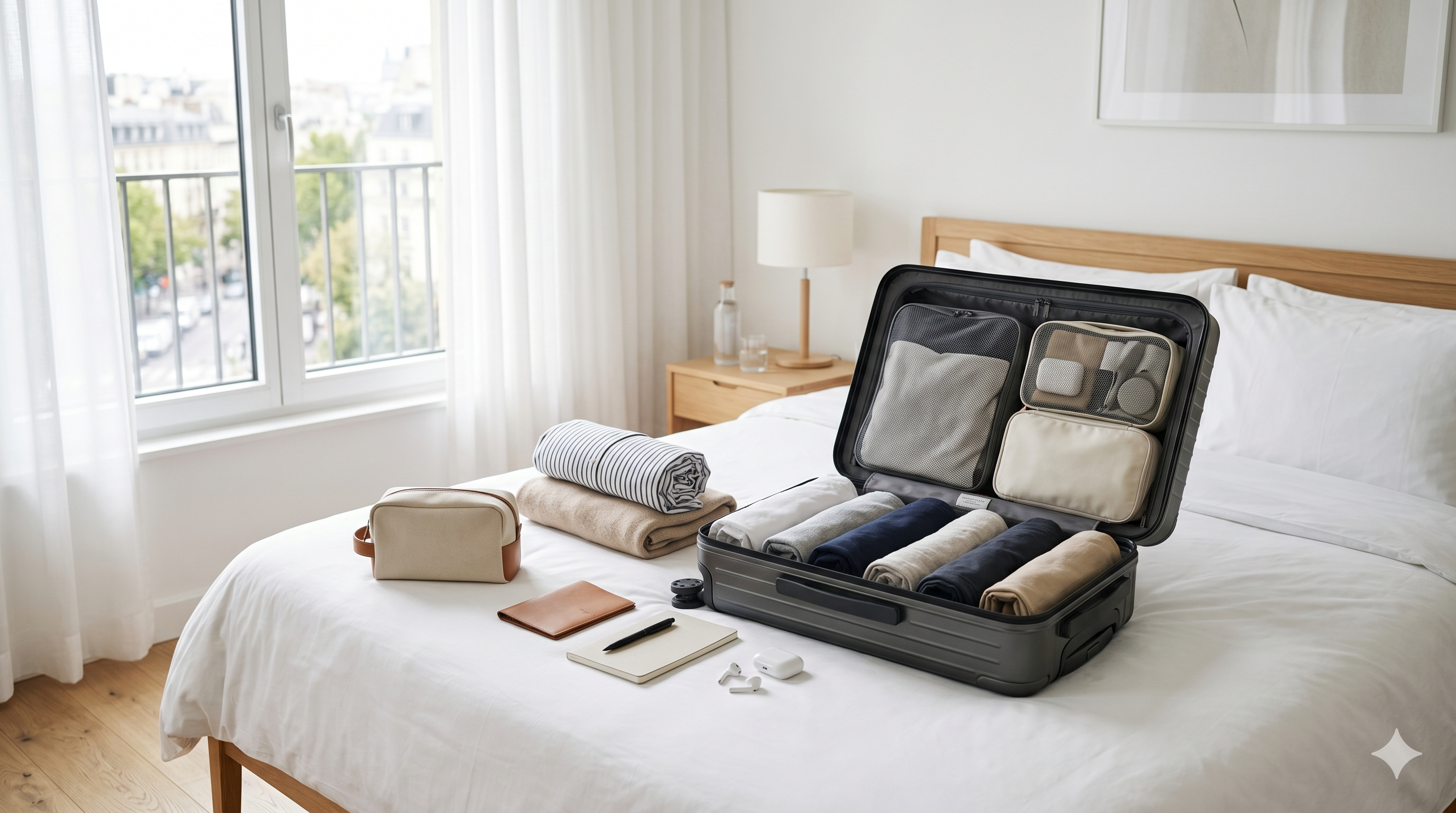Comment voyager 7 jours avec un seul bagage cabine