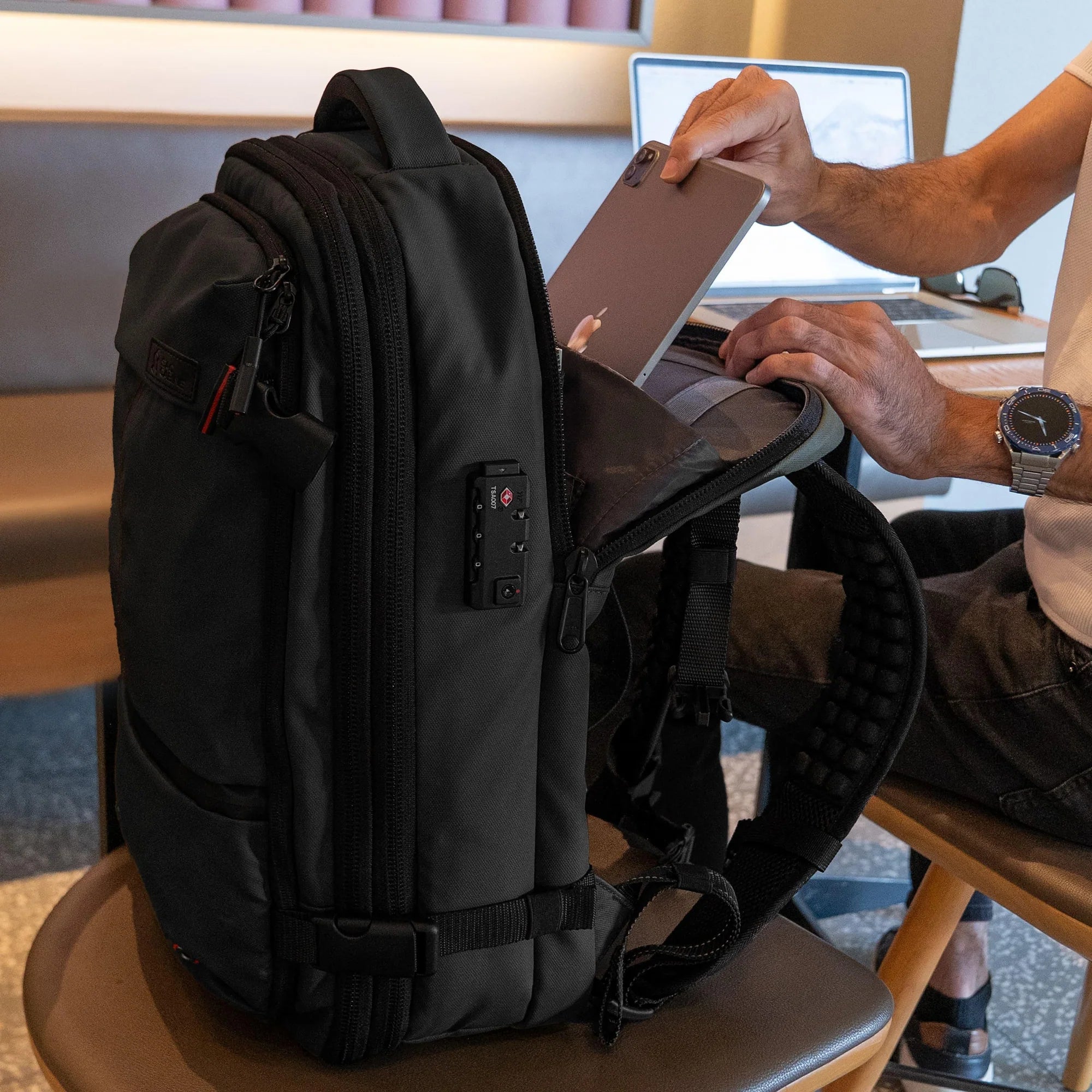 Sac à Dos Cabine avec Compression | L'Embarquée